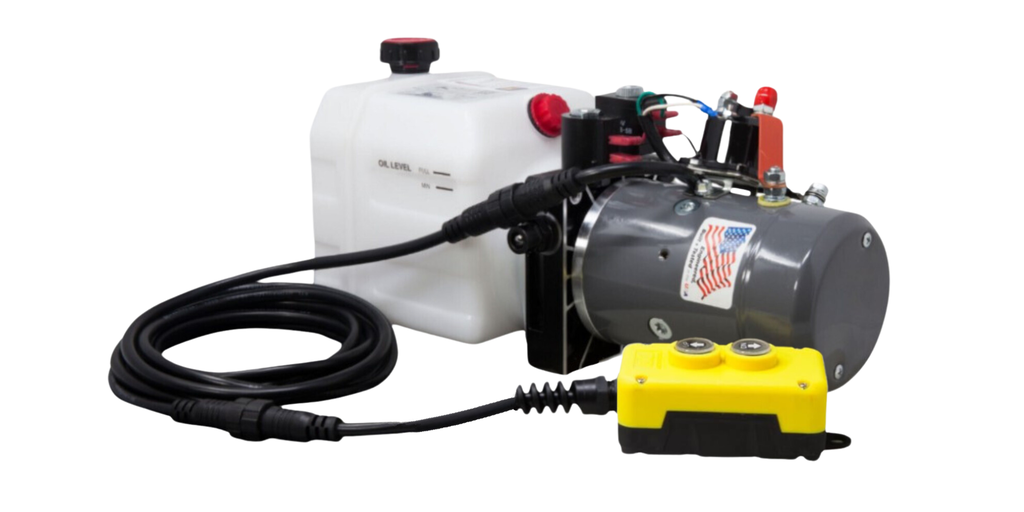 BOMBA HIDRÁULICA KTI 2 BOTONES, DOBLE ACCIÓN, 3 QUART, 12V