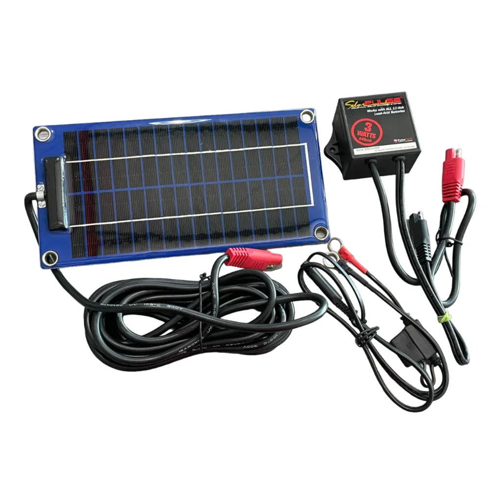 [735X453] 12-VOLT SOLAR CHARGER, 3 WATTS, 240 MA