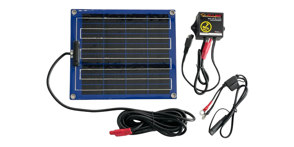 12-VOLT SOLAR CHARGER, 7 WATTS, 450 MA (SQUARE)