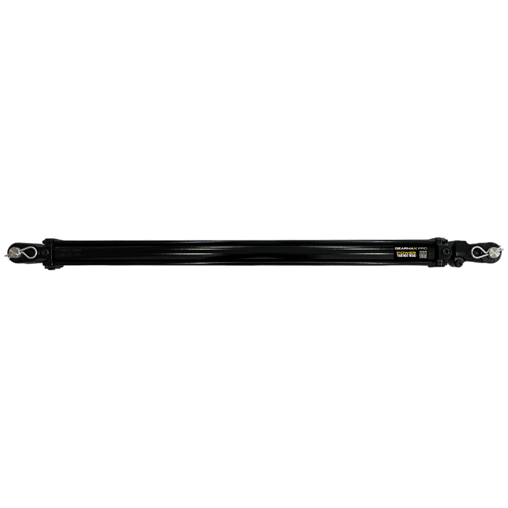 HYDRAULIC CYLINDER, 2" BORE, 1 1/4" ROD, 34" STROKE, 2,500 PSI