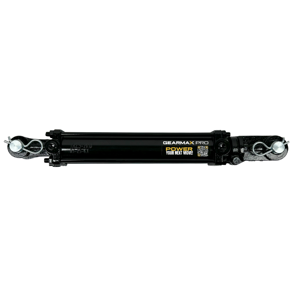 HYDRAULIC CYLINDER, 2" BORE, 1 1/8" ROD, 10" STROKE, 2,500 PSI