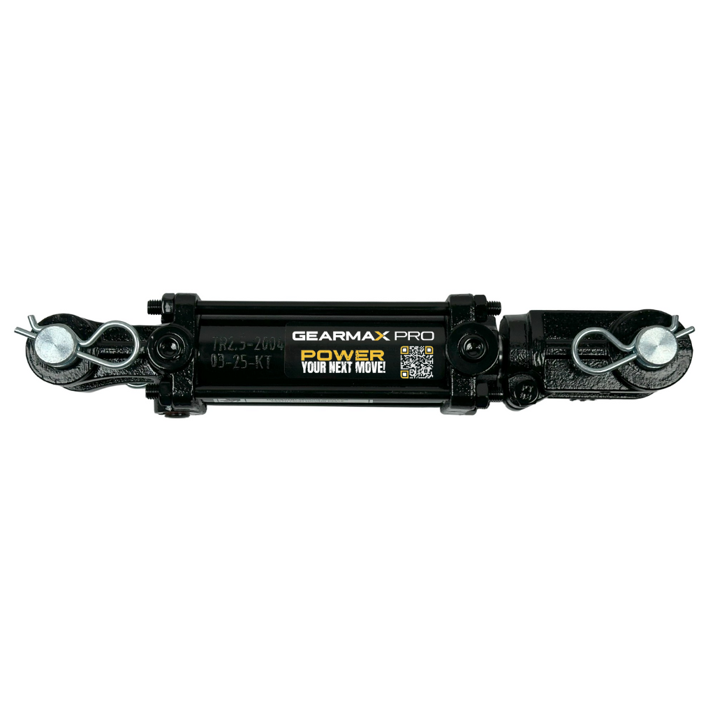 HYDRAULIC CYLINDER, 2" BORE, 1 1/8" ROD, 4" STROKE, 2,500 PSI