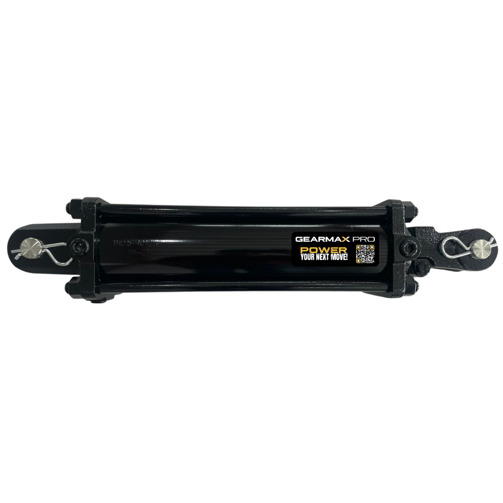 HYDRAULIC CYLINDER, 4" BORE, 1 1/2" ROD, 12" STROKE, 2,500 PSI