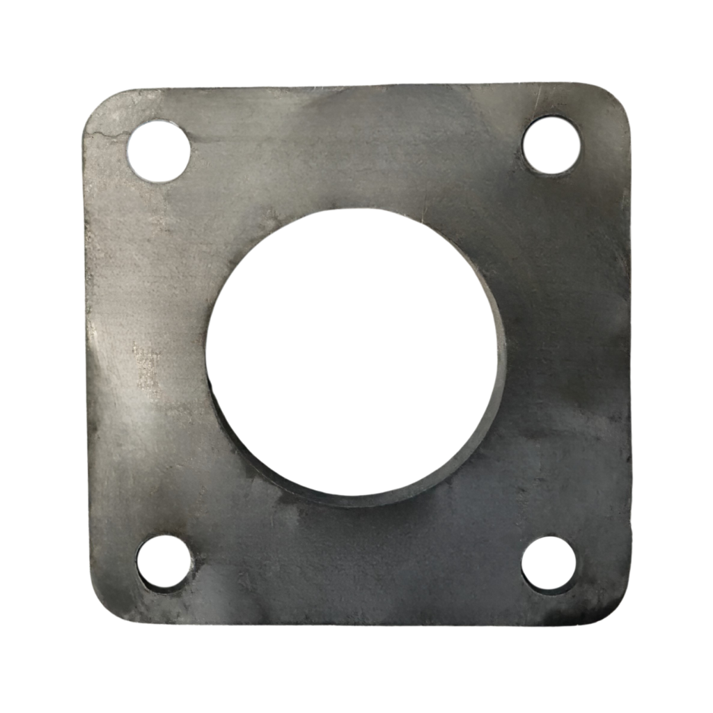 [V-KA-003] PLACA PARA ESPIGA DE 3”  X 15 3/4” (CUADRADA, 4 ORIFICIOS)