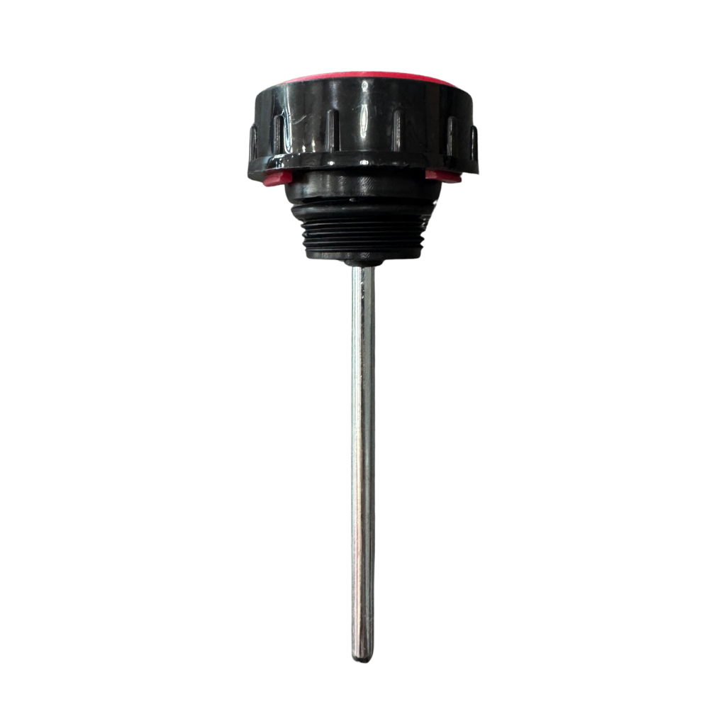 TAPON CON RESPIRADOR Y BARRA MEDIDORA, CON ROSCA MACHO DE 3/4" NPT