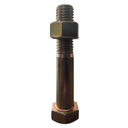 ZINC-PLATED GRADE 8 BOLT, 5/8" X 3-1/2", WITH NUT