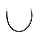 NO. 2 BLACK ELECTRODE CABLE, 24", WITH 3/8" EYELET TERMINAL