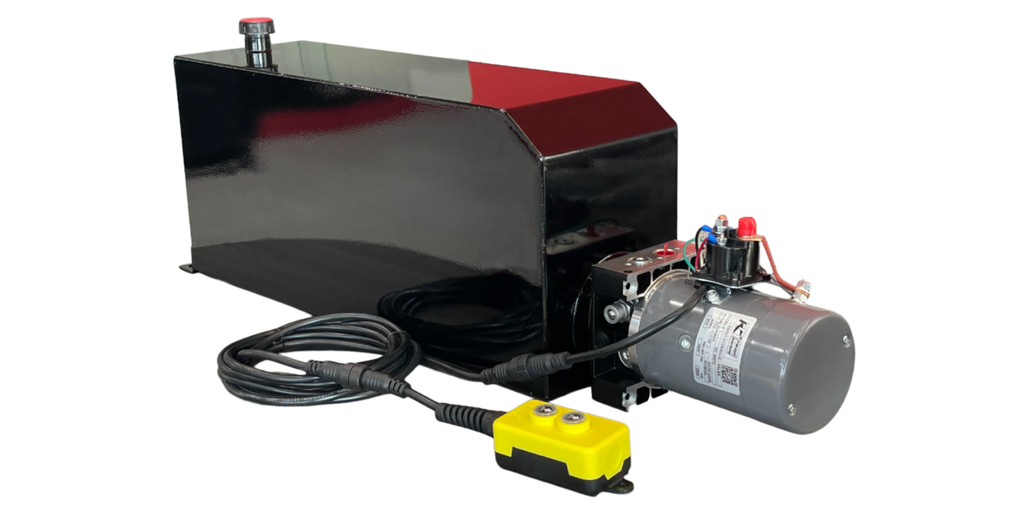 [KDC4K000068-9G] KIT BOMBA HIDRÁULICA KTI, 2 BOTONES, ACCIÓN SENCILLA, DEPOSITO METALICO DE 9 GALONES