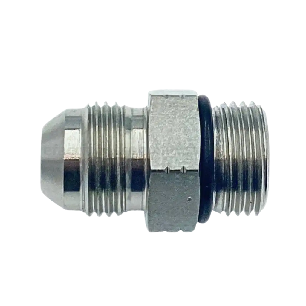 ADAPTADOR JIC MACHO 3/8", SAE6 MACHO *
