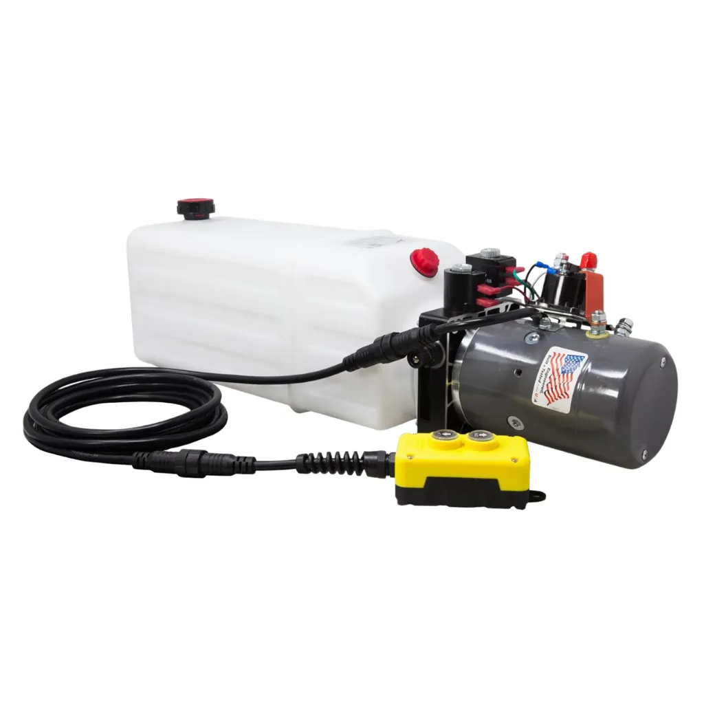 [KDC45592-8Q] KTI HYDRAULIC PUMP KIT, 2 BUTTONS, DOUBLE ACTING, 8 QUART