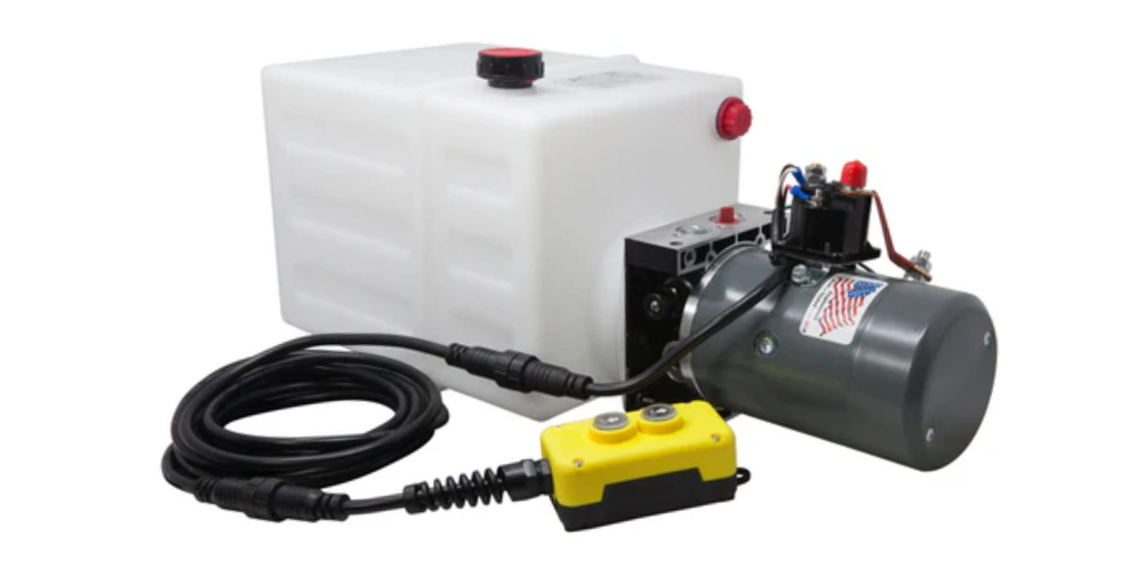 KIT BOMBA HIDRÁULICA KTI, 2 BOTONES, ACCIÓN SENCILLA, 12 QUART 