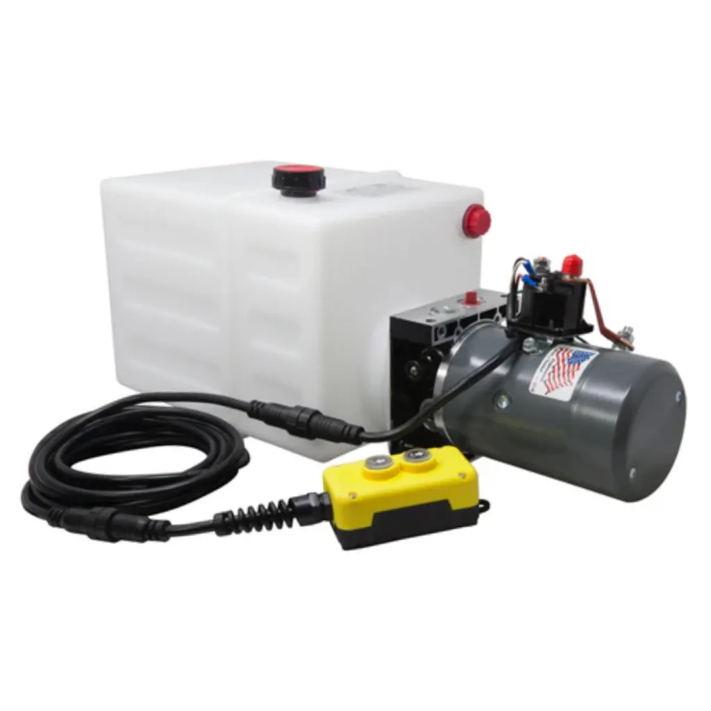 [KDC4K000068-12Q] KTI HYDRAULIC PUMP KIT, 2 BUTTONS, SINGLE ACTING, 12 QUART