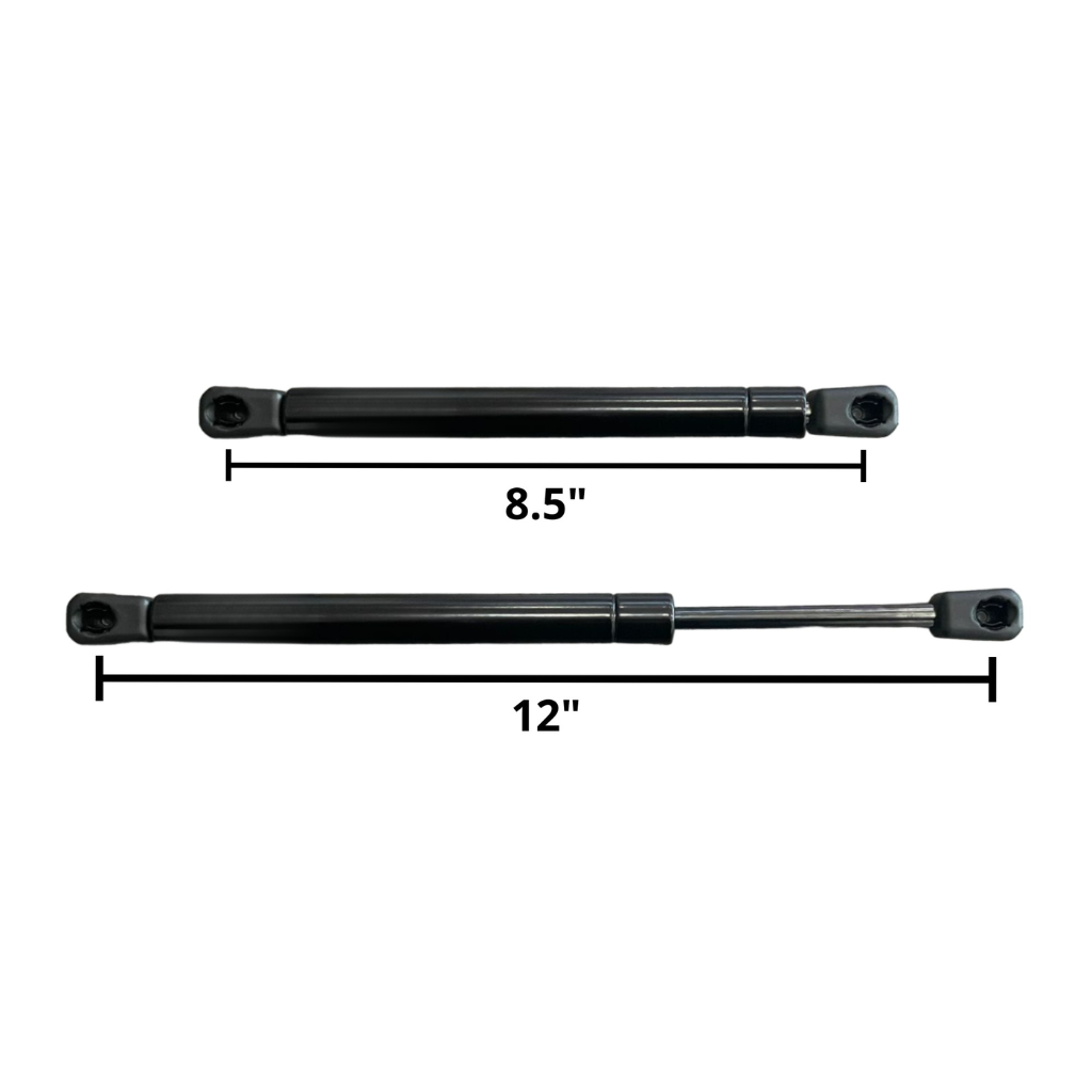 AMORTIGUADOR DE GAS DE 12" DE 70 LBS (INCLUYE TORNILLOS Y TUERCA)