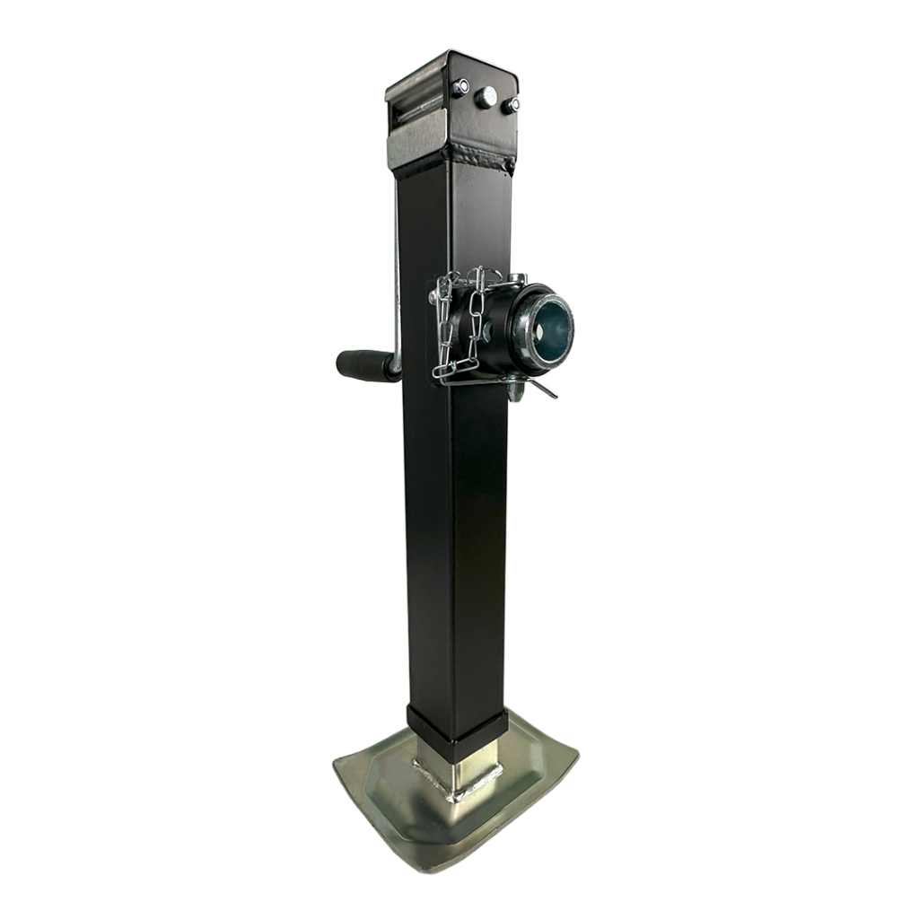 [1BJY-TJ-34S] MANUAL JACK 7,000 LBS, WITH WELDED BUSHING AND SIDE HANDLE (TRAVEL 15")