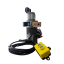 KTI HYDRAULIC PUMP, 2 BUTTONS, SINGLE ACTING, WITHOUT RESERVOIR