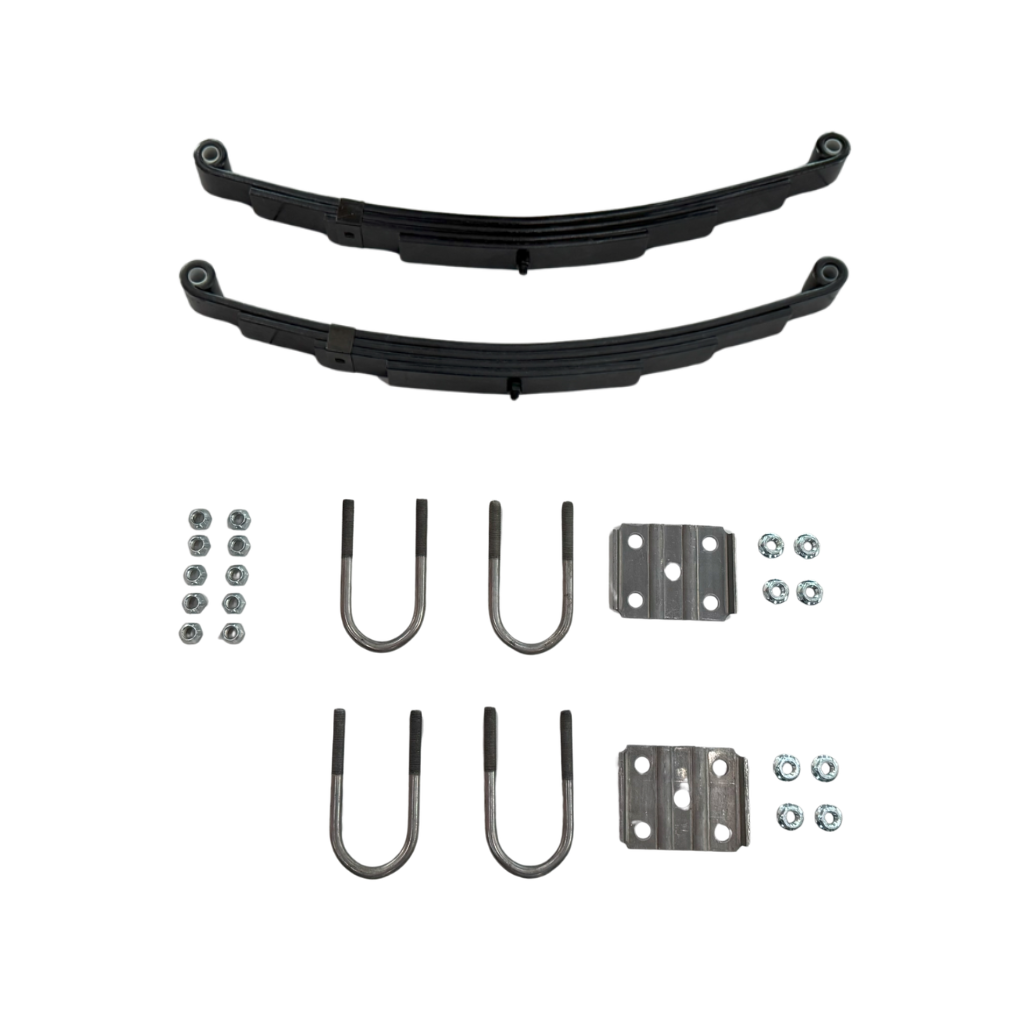 SPRING KIT WITH 4-LEAF SPRINGS (1 PER AXLE, 2 SPRINGS) 3.5K LBS