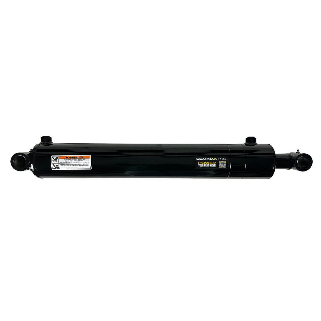 HYDRAULIC CYLINDER BORE 4" ROD 2" STROKE 24" 3,000 PSI