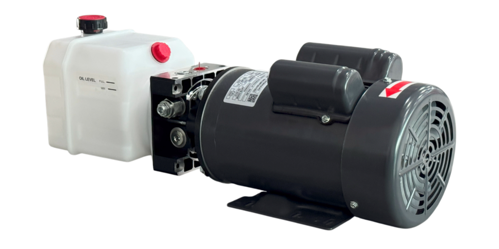 [AC000034] KTI HYDRAULIC PUMP, 2 BUTTONS, SINGLE ACTING, 3 QUART (110 VOLT AC, 1.5 HP) HORIZONTAL/VERTICAL MOUNT, 2,500 PSI