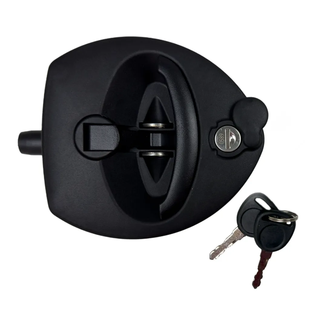 [A7897-1170] “U” TYPE LOCK BLACK/BLACK WITH KEY (NO HOLES)