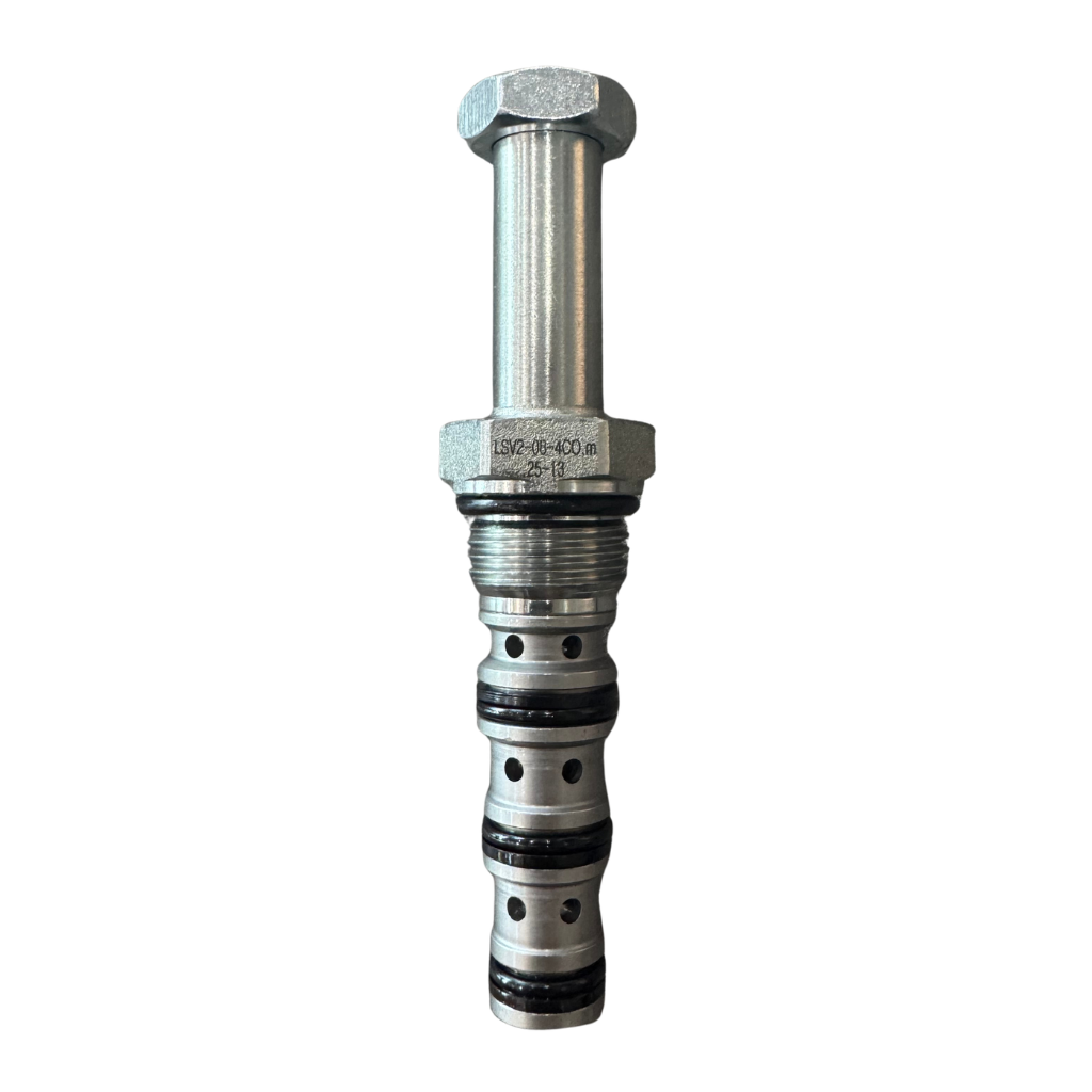 DOUBLE ACTING KTI HYDRAULIC PUMP VALVE #8 WITH GOLD MANUAL VALVE