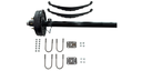 KIT DE EJE DE 5,200 LBS CON KIT DE MUELLES Y FRENOS ELECTRICOS (80"- 95")