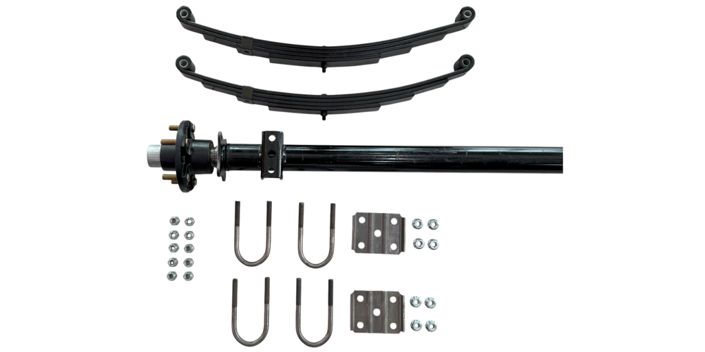 3,500 LB AXLE KIT WITH SPRING KIT, NO BRAKES (80"–95")