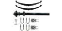 3,500 LB AXLE KIT WITH SPRING KIT, NO BRAKES (80"–95")