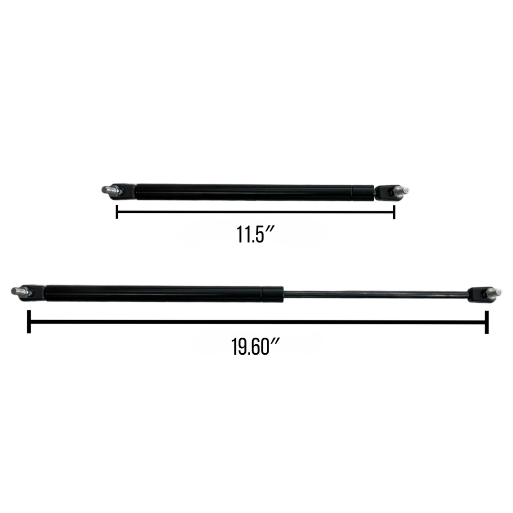 [AG-19.6-130LBS] AMORTIGUADOR DE GAS DE 19.60" DE 130 LBS, (INCLUYE TORNILLOS Y TUERCA)