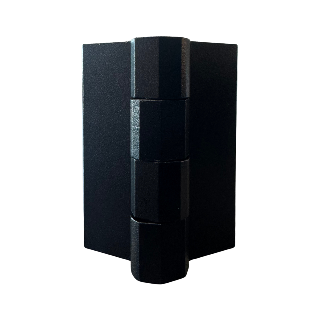 BLACK SQUARE ZINC ALLOY HINGE 60 X 60 MM
