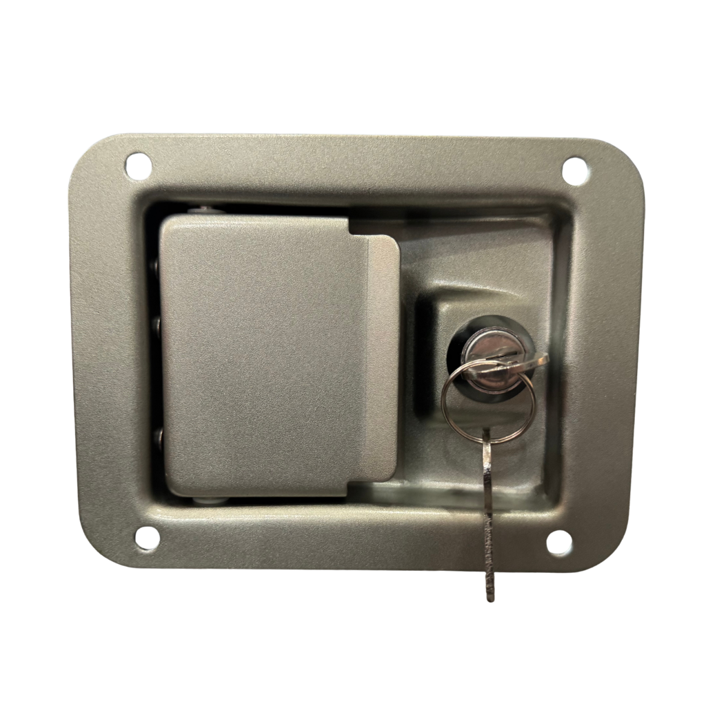 [A7815-1145] CERRADURA DE ACERO INOXIDABLE GRANDE CON LLAVE RM