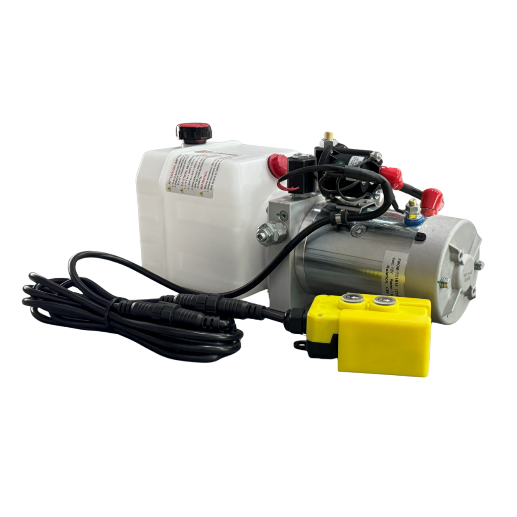 KIT BOMBA HIDRÁULICA KTI 2 BOTONES, DOBLE ACCIÓN, 3 QUART (CON BASE PARA CONTROL)