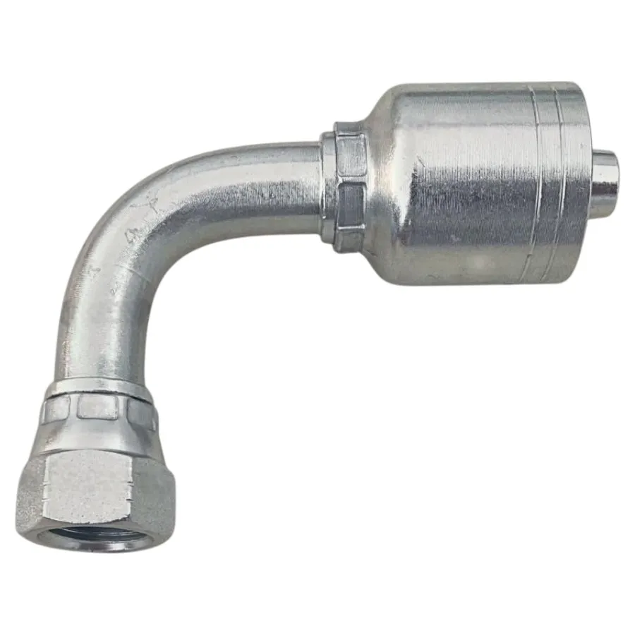 [PO26791-06-06] 90 DEGREE JIC FEMALE 3/8" ELBOW FOR R1 AND R2 HOSE