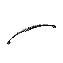 4 Leaf Double Eye Spring 1,3/4" Wide 1,750 Lbs - Black