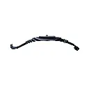 5 Leaf 1 Eye - Slipper Hook Spring 2" Wide 3,400 Lbs - Black