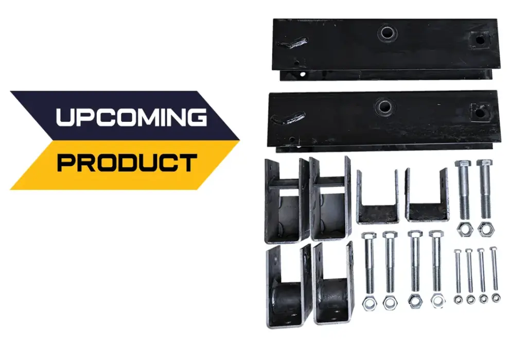 Tandem Axle 42,1/4" Axle Spacing Hanger Kit W/ Equalizers & Bolt On Hardware For 12-16k Axles