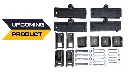 Tridem Axle 42,1/4" Axle Spacing Hanger Kit W/ Equalizers & Bolt On Hardware For 10k Axles