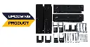 Tridem Axle 48,1/2" Axle Spacing Hanger Kit W/ Equalizers & Bolt On Hardware For 12-16k Axles
