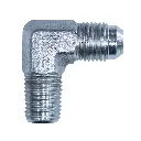 Elbow Fitting - 3/8" NPT & Male JIC 3/8" - 90° - Zinc Plated 