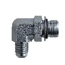 Elbow Fitting - 1/2" ORB Male (3/4"-16 SAE-8) & Male JIC 3/8" - 90° - Zinc Plated