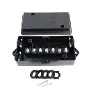 Universal 7-Way Junction Box Kit - Black