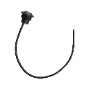 Red Mini Led Light Tinted Lens 3/4" W/ 8" Pigtail & Grommet