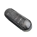 Amber Led Light Mid Turn Tinted Lens 2" X 6" W/ 8" Pigtail - Grommet Mount 