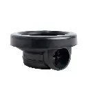 Closed Back Grommet For 2" Round Light - Black