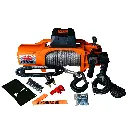 Winchmax Winch Synthetic Rope 90' - 13,500 Lbs - 12V  - Orange 