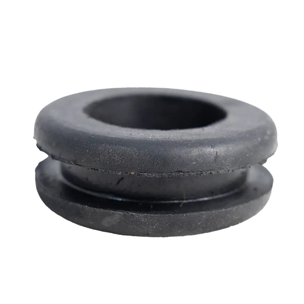 Round Rubber Grommet 1" Center - Black