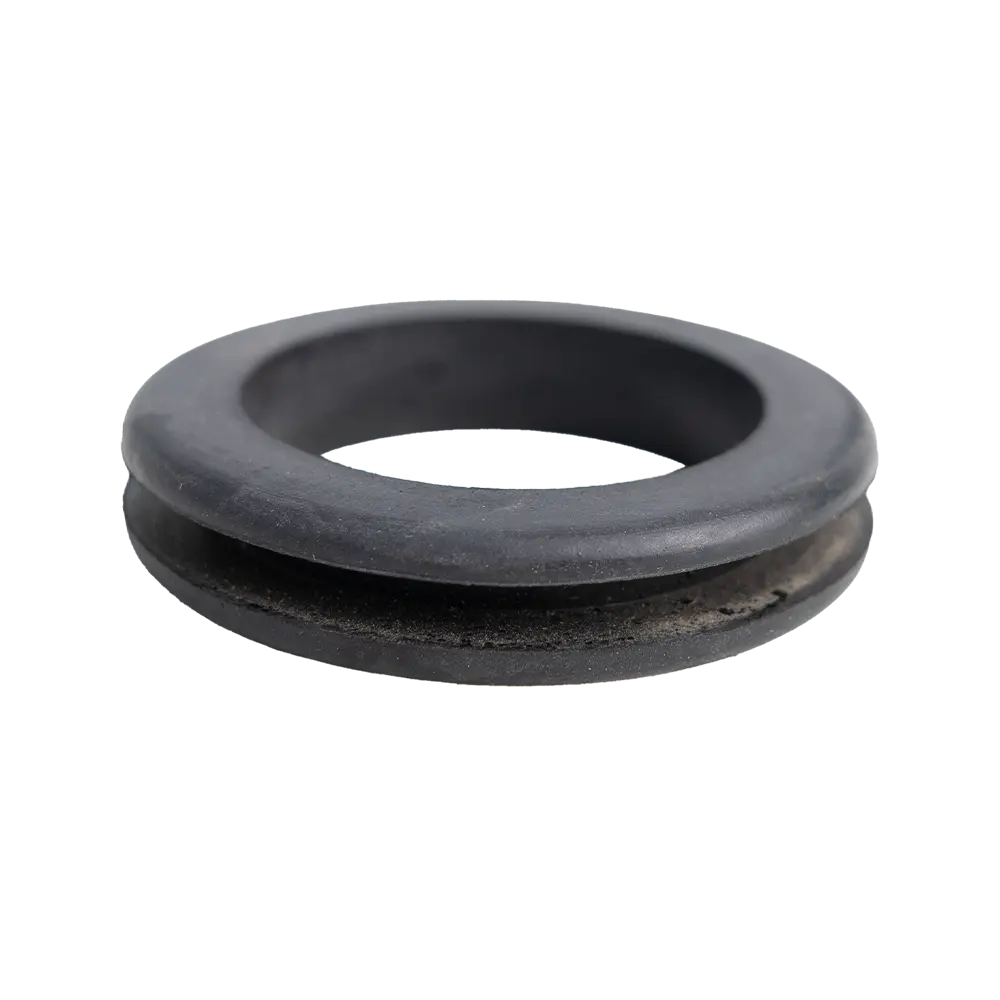 Round Rubber Grommet 2" Center - Black 