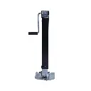 7K Jack Drop Leg Sidewind W/ Handle - Black