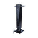 12K Jack Spring Loaded Drop Leg Front Pin Sidewind No Handle - Black