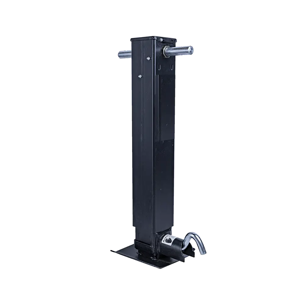 12K Jack Spring Loaded Drop Leg Side Pin Sidewind No Handle - Black