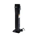 12K Jack 2-Speed Spring Loaded Drop Leg Front Pin Sidewind No Handle - Black